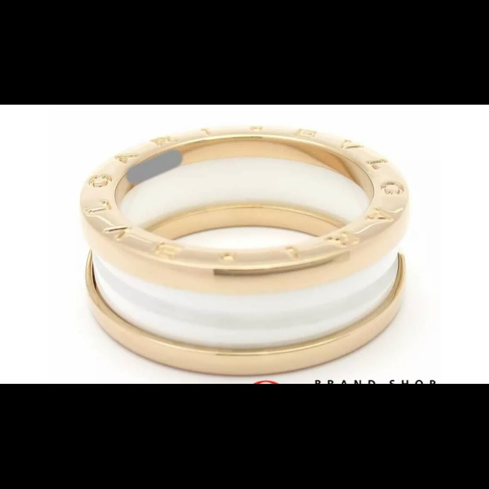 Brand new authentic B one zero white ceramic with rose gold